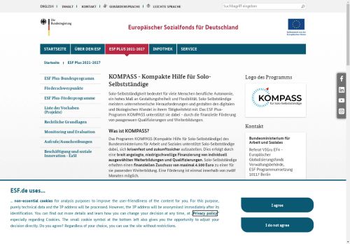 Vorschaubild KOMPASS - Kompakte Hilfe für Solo-Selbstständige