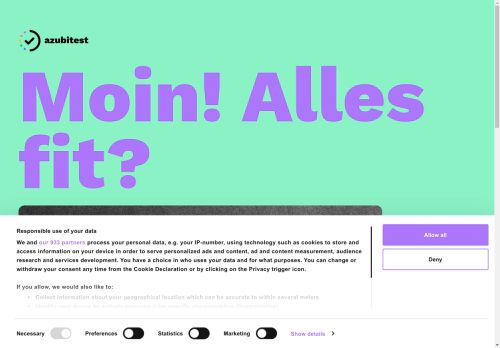 Vorschaubild Kostenloser online Azubi Einstellungstest von handwerksblatt.de