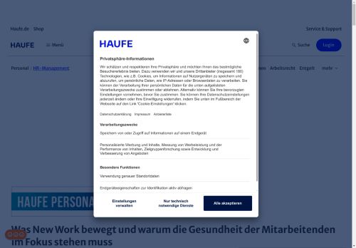 Vorschaubild Transformation der Arbeitswelt: New Work und Gesundheit