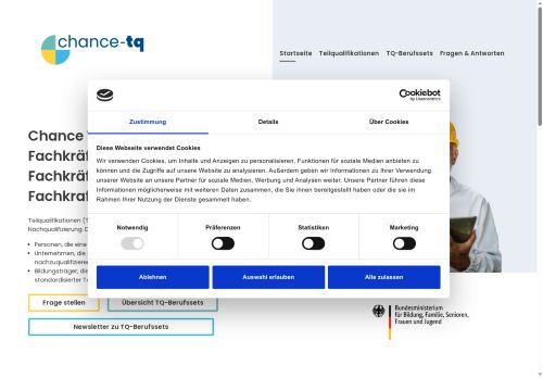 Vorschaubild Chance Teilqualifikationen: individuelle Nachqualifizierung