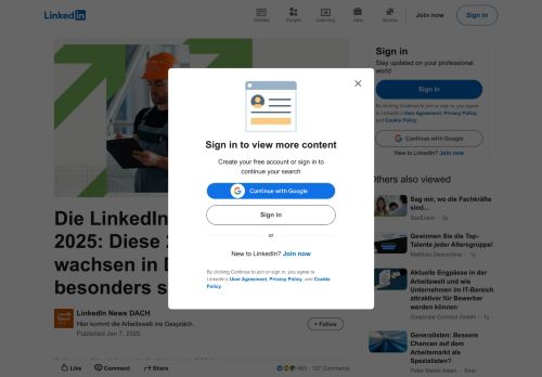 Vorschaubild Jobtrends 2025: Die 25 wachstumsstärksten Jobs Deutschlands