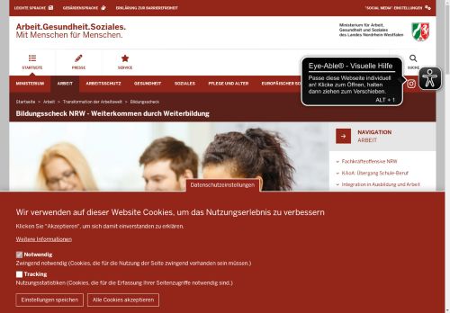 Vorschaubild Bildungsscheck NRW