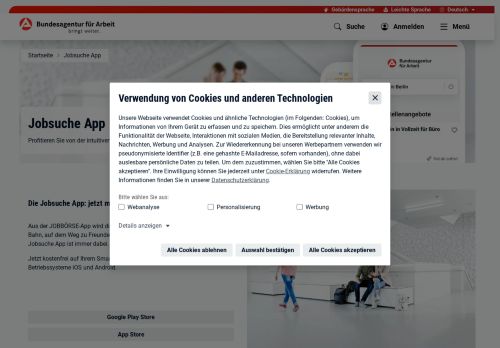 Vorschaubild Jobsuche App