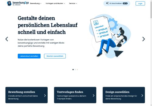 Vorschaubild Vorlagen und Muster für Ihre Bewerbung 