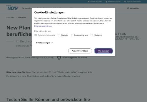 Vorschaubild New Plan - Kenne dein Können!