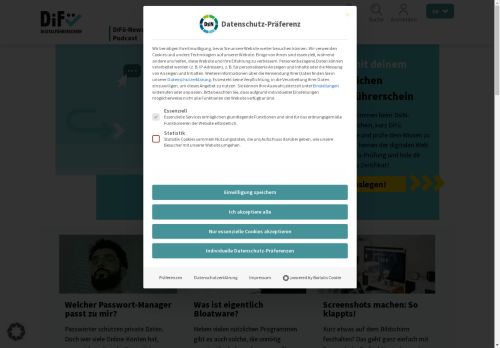 Vorschaubild Kostenfreier Digitalführerschein (DiFü)