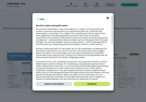 Vorschaubild Bewerbungs-Assistent von XING