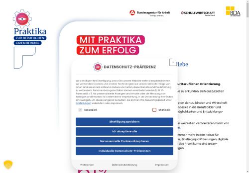 Vorschaubild Praktika zur Beruflichen Orientierung