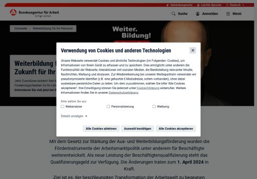 Vorschaubild Qualifizierungschancengesetz